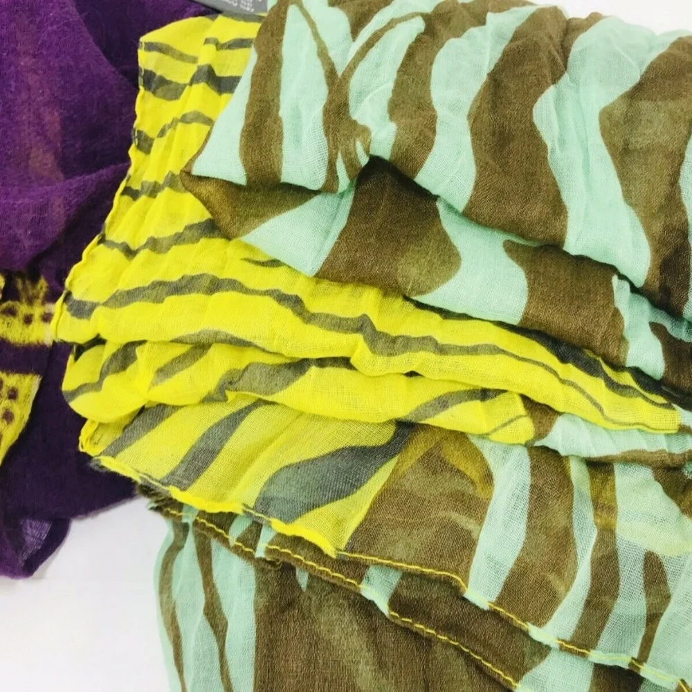 Lot Of‎ 3 Scarves Animal Print Vince Camuto